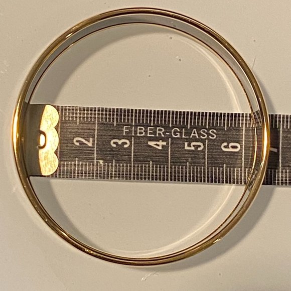 AUTHENTIC HERMES Feather Motif Enamel Brazil Bangle - No Longer Produced 65mm - Picture 7 of 7